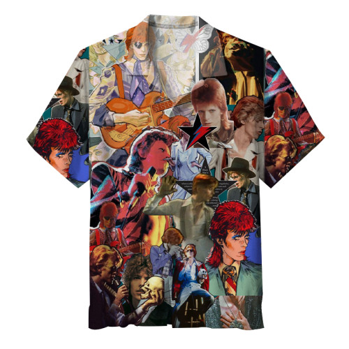 David Bowie, A pioneer of androgyny  | Unisex Hawaiian Shirt