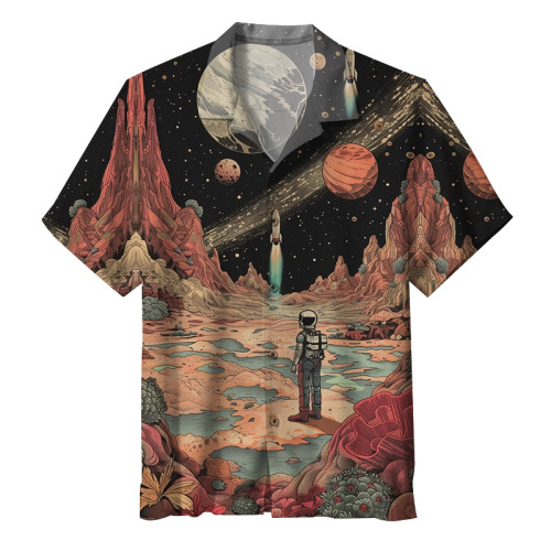 space science fiction| Hawaiian Shirt