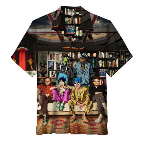 Gorillaz | Unisex Hawaiian Shirt
