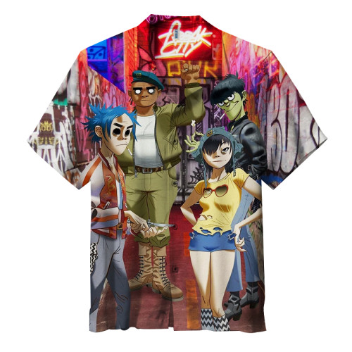 Gorillaz | Unisex Hawaiian Shirt