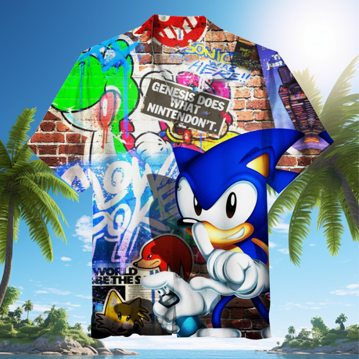 Sonic the Hedgehog | Unisex Hawaiian Shirt