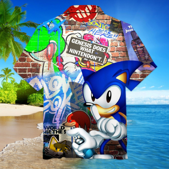 Sonic the Hedgehog | Unisex Hawaiian Shirt