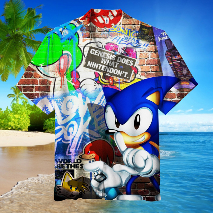 Sonic the Hedgehog | Unisex Hawaiian Shirt