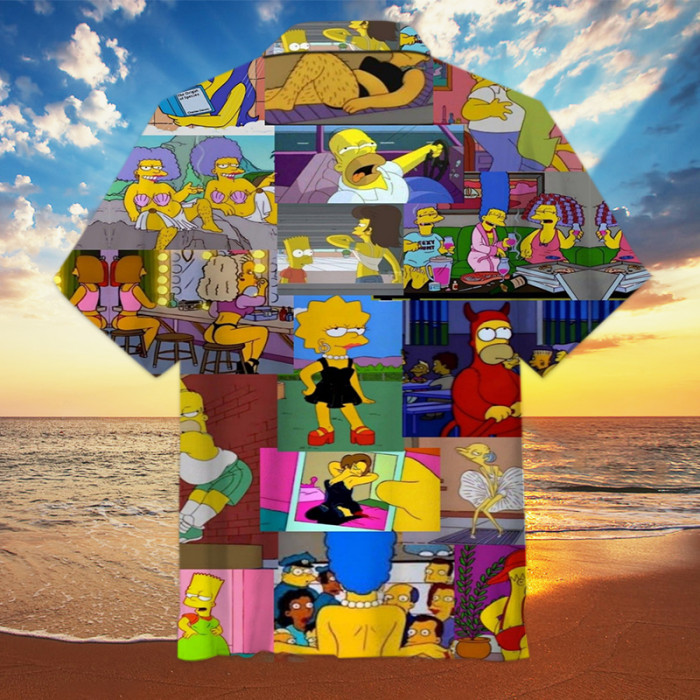 the simpsons | Unisex Hawaiian Shirt
