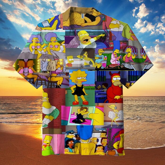 the simpsons | Unisex Hawaiian Shirt