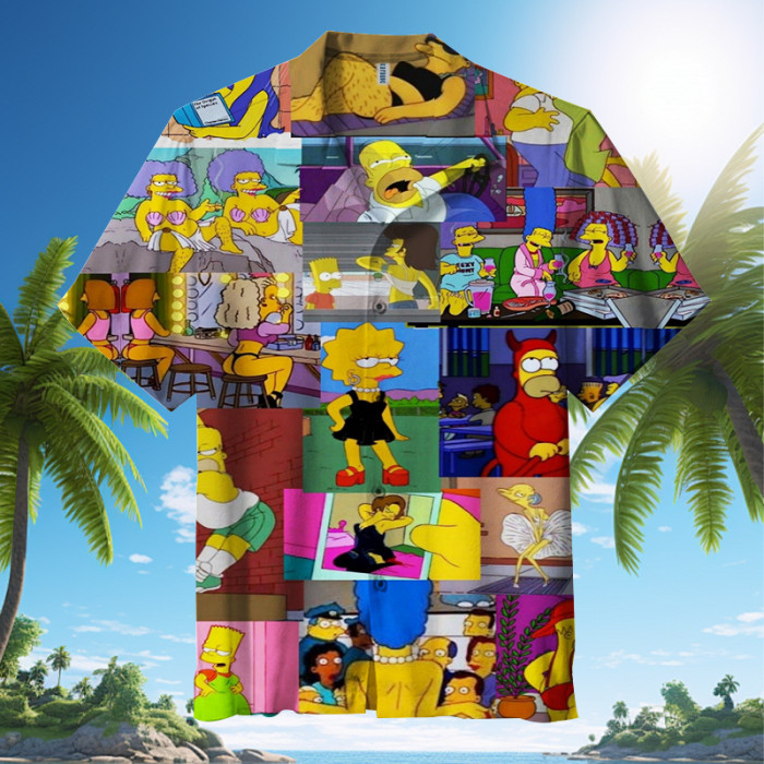the simpsons | Unisex Hawaiian Shirt
