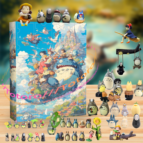My Neighbor Totoro Advent Calendar -- The One With 24 Little Doors