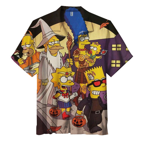 the simpsons | Unisex Hawaiian Shirt