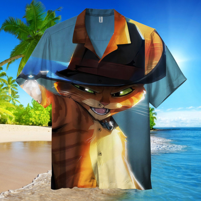 puss in boots | Unisex Hawaiian Shirt