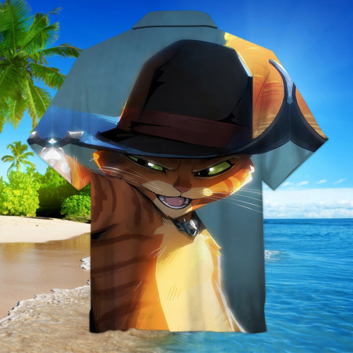 puss in boots | Unisex Hawaiian Shirt