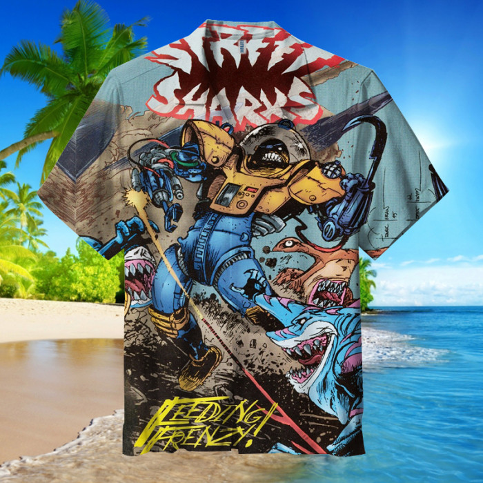 Street Sharks | Unisex Hawaiian Shirt