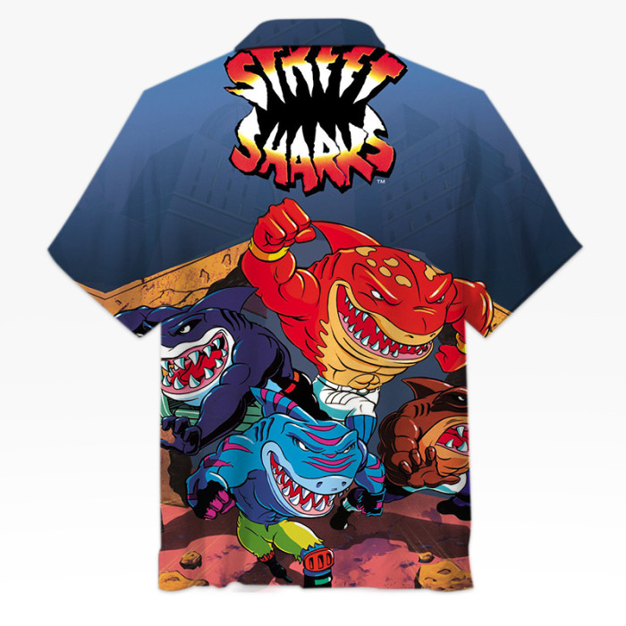 Street Sharks | Unisex Hawaiian Shirt