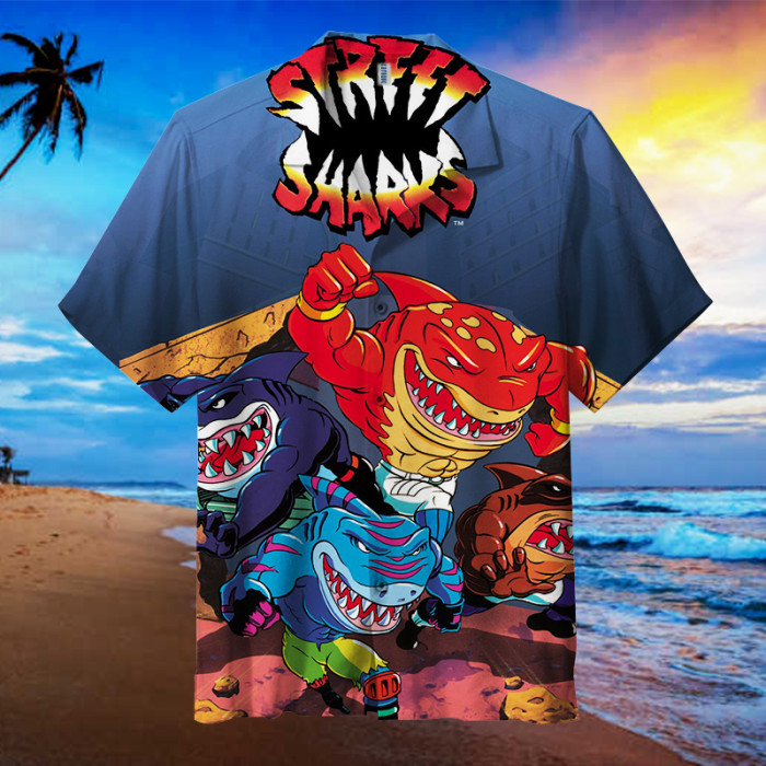 Street Sharks | Unisex Hawaiian Shirt