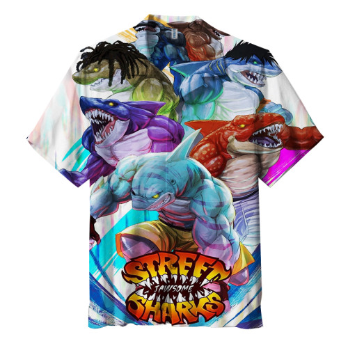 Street Sharks | Unisex Hawaiian Shirt