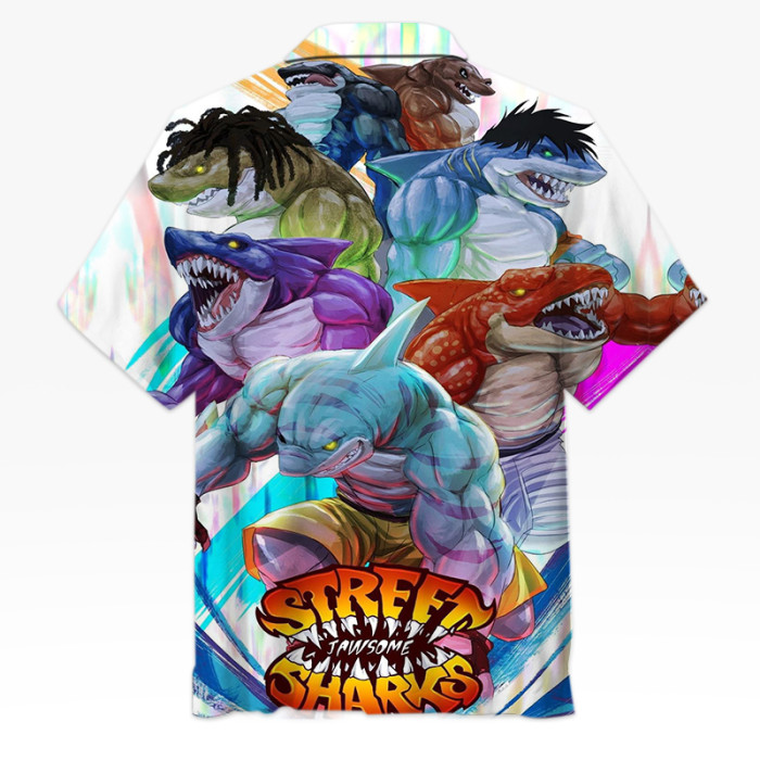 Street Sharks | Unisex Hawaiian Shirt