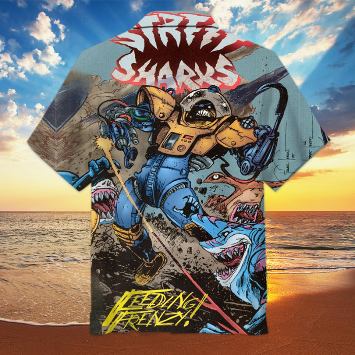 Street Sharks | Unisex Hawaiian Shirt