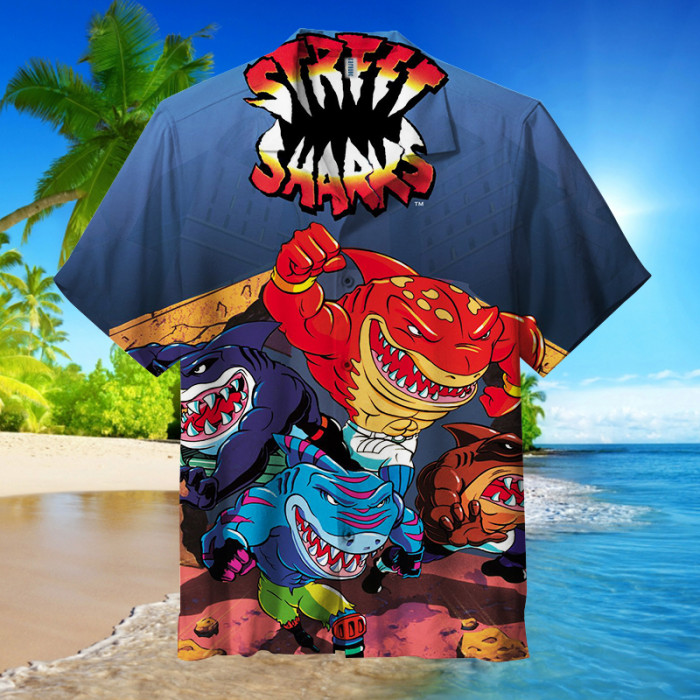 Street Sharks | Unisex Hawaiian Shirt