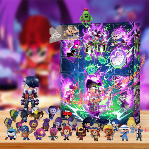 BRAWL STARS Advent Calendar -- The One With 24 Little Doors