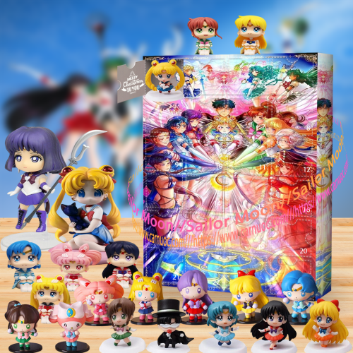 Sailor Moon Advent Calendar -- The One With 24 Little Doors