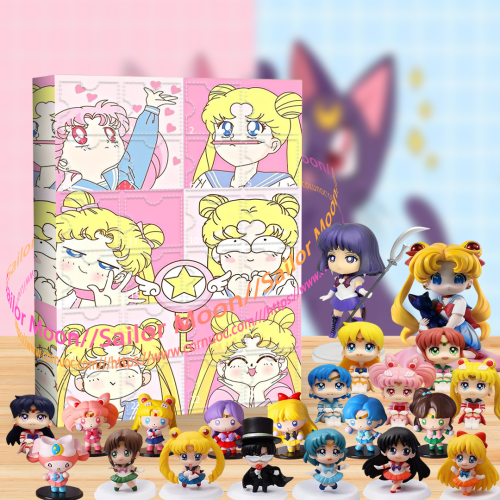 Sailor Moon Advent Calendar -- The One With 24 Little Doors