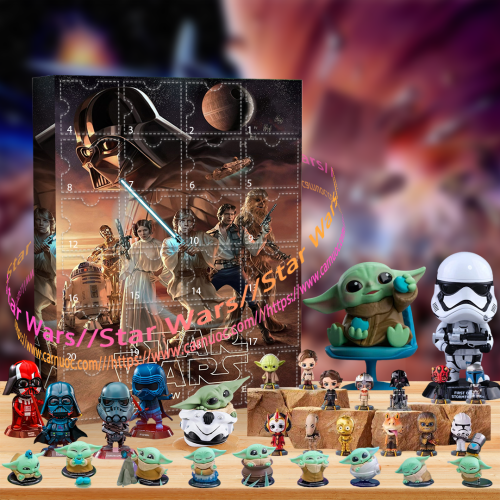 Star Wars  Advent Calendar -- The One With 24 Little Doors