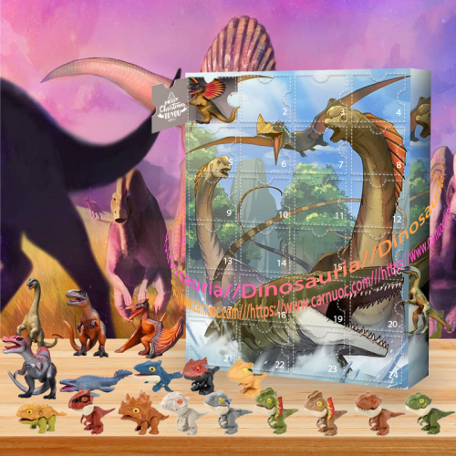 Dinosaur Advent Calendar -- The One With 24 Little Doors