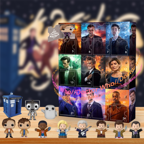 Doctor Who Advent Calendar -- The One With 24 Little Doors