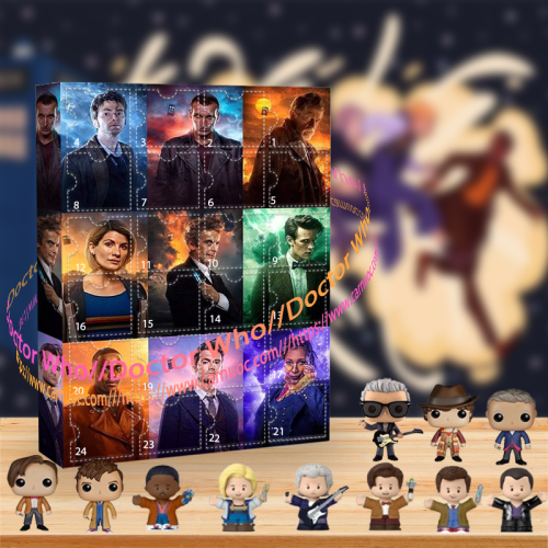 Doctor Who Advent Calendar -- The One With 24 Little Doors