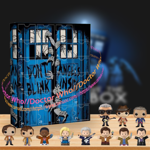 Doctor Who Advent Calendar -- The One With 24 Little Doors