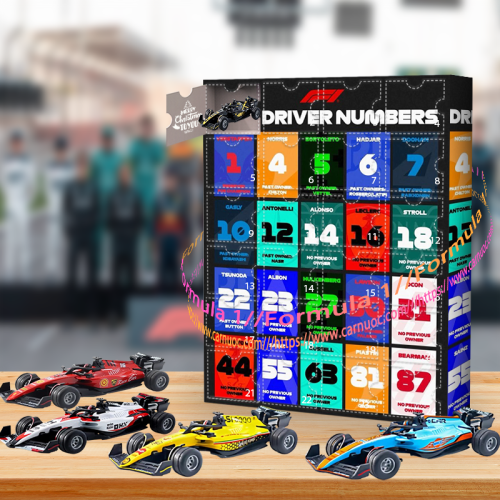 NEW F1 Advent calendar-- The One With 24 Little Doors