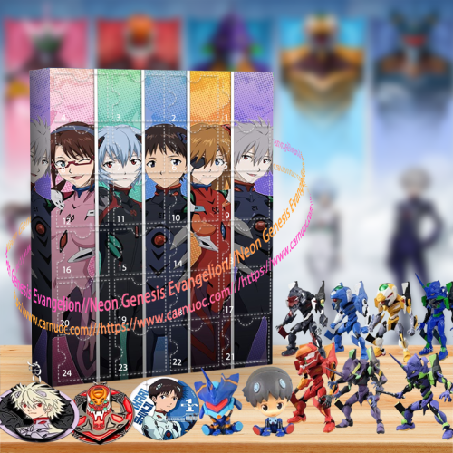 Neon Genesis Evangelion Advent Calendar -- The One With 24 Little Doors