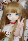 Mozu Doll モズドール 予約商品 115cmボディ 黄豆狐ヘッド  コスプレ 可愛いドール フルセット 等身大 可動フィギュア 着せ替え人形　スケール 柔らかいボディ フィギュア mozudoll　ラブドール ダッチワイフ版選択可