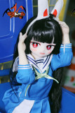 MOZU DOLL 85cm Aカップ DQrabbit ミユコス  ソフトビニール製頭部 TPE製ボディ 肌色＆眼球色＆メイク＆ウィッグ＆衣装は宣材写真と同じ 6kg