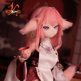 MOZU DOLL 85㎝ヘッド用ウィッグ　 狐（kitune）ちゃん