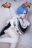 MOZU DOLL 等身大フィギュア 85cmバスト大 Remちゃん ソフトビニール製頭部 TPE製ボディ ラブドール 宣伝画像と同じ制服も付属