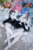 MOZU DOLL 等身大フィギュア 85cmバスト大 Remちゃん ソフトビニール製頭部 TPE製ボディ ラブドール 宣伝画像と同じ制服も付属