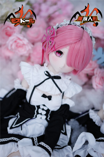 MOZU DOLL 等身大フィギュア 85cmバスト小 Ramちゃん ソフトビニール製頭部 TPE製ボディ ラブドール 宣伝画像と同じ制服も付属