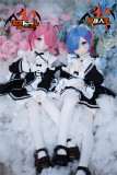 MOZU DOLL 等身大フィギュア 85cmバスト大 Remちゃん ソフトビニール製頭部 TPE製ボディ ラブドール 宣伝画像と同じ制服も付属