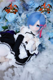 MOZU DOLL 等身大フィギュア 85cmバスト大 Remちゃん ソフトビニール製頭部 TPE製ボディ ラブドール 宣伝画像と同じ制服も付属