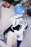 MOZU DOLL 等身大フィギュア 85cmバスト大 Remちゃん ソフトビニール製頭部 TPE製ボディ ラブドール 宣伝画像と同じ制服も付属