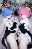 MOZU DOLL 等身大フィギュア 85cmバスト大 Remちゃん ソフトビニール製頭部 TPE製ボディ ラブドール 宣伝画像と同じ制服も付属