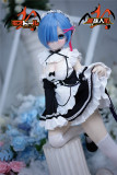 MOZU DOLL 等身大フィギュア 85cmバスト大 Remちゃん ソフトビニール製頭部 TPE製ボディ ラブドール 宣伝画像と同じ制服も付属