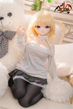 MOZU DOLL 亚美ちゃん 85cm小胸 6kg ソフトビニール製頭部 TPE製/シリコンボディ選択可能 ドール 宣伝画像と同じ制服も付属