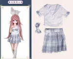 MOZU DOLL 桃香ちゃん 85cm小胸 6kg ソフトビニール製頭部 TPE製/シリコンボディ選択可能 ドール 宣伝画像と同じ制服も付属