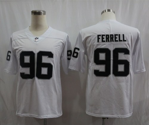 Oakland Raiders 96 Clelin Ferrell Football Jersey Legend White