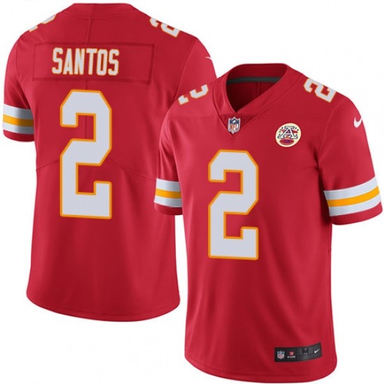 Kansas City Chiefs 2 Cairo Santos Football Jersey Legend Red