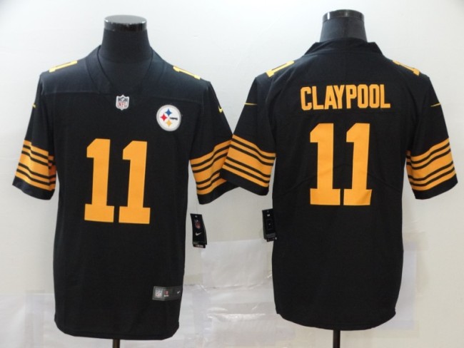 Pittsburgh Steelers 11 Chase Claypool Football Jersey Legend Black