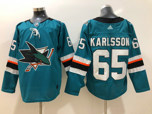 Adidas Classic San Jose Sharks 65 Erik Karlsson Ice Hockey Jersey Green
