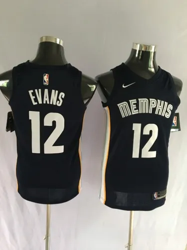 NIke Memphis Grizzlies 12 Tyreke Evans Basketball Jersey Navy Blue