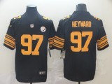 Pittsburgh Steelers 97 Cameron Heyward Football Jersey Black Yellow